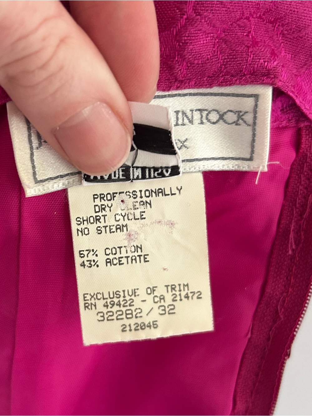 Vintage Jessica McClintock Gunne Sax 90s Barbie Fuchsia Sequin Party Dress ~ XXS - Picture 12 of 16